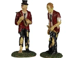02958 - A Chilling Band Of Two, Set Of 2 - Lemax Spooky Town Figurines