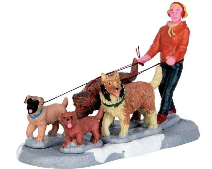 62455 - A Pack Of Pups - Lemax Figurines