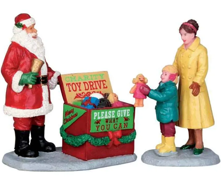 52347 - A Season Of Giving, Set Of 2 - Lemax Christmas Figurines
