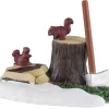 04730 - Axe And Logs - Lemax Misc. Accessories