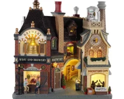 05618 - Beersmith Row, Battery-Operated (4.5-Volt) - Lemax Facades