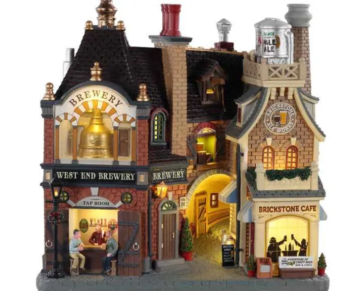 05618 - Beersmith Row, Battery-Operated (4.5-Volt) - Lemax Facades