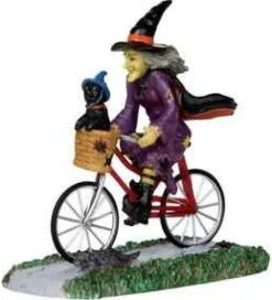 32109 - Be-Witching Bike Ride - Lemax Spooky Town Halloween Village Figurines