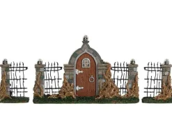 84343 - Bramble Gate, Set Of 3 - Lemax Spooky Town Accessories