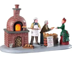 94530 - Bread Bakers, Battery-Operated (4.5-Volt) - Lemax Table Pieces