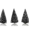 04763 - Bristle Tree, Set Of 3, Mini - Lemax Trees