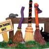 44737 - Broom Parking Rack - Lemax Spooky Town Halloween Village Accessories