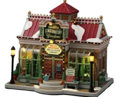 25867 - Caddington Conservatory Gardens, With 4.5-Volt Ad - Lemax Caddington Village Christmas Houses & Buildings