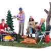04728 - Camping Couples, Battery-Operated (4.5-Volt) - Lemax Table Pieces