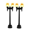 34071 - Candy Corn Street Light, Set Of 2, Battery-Operated (4.5-Volt) - Lemax Spooky Town Accessories