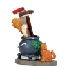 74220 - Cauldron Broom Holder - Lemax Spooky Town Accessories
