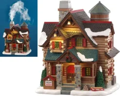 05641 - Chestnut Cabin, With 4.5-Volt Adaptor - Lemax Vail Village
