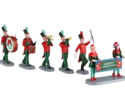03515 - Christmas On Parade, Set Of 6 - Lemax Table Pieces