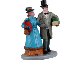 22144 - Christmas Shopping Date - Lemax Christmas Village Figurines