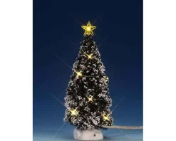 74267 - Clear Light Evergreen Tree, Medium, Battery-Operated (4.5V) - Lemax Trees