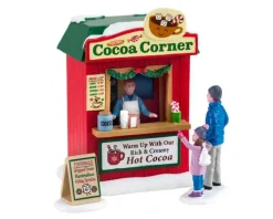 13571 - Cocoa Corner, Set Of 3 - Lemax Christmas Village Table Pieces