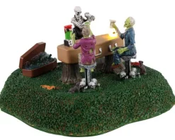 34062 - Coffin Bar, Battery-Operated (4.5-Volt) - Lemax Spooky Town Accessories