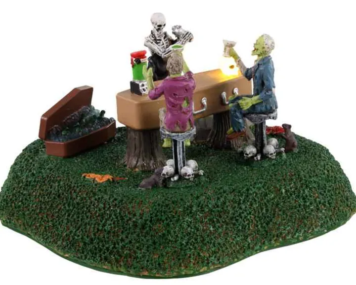 34062 - Coffin Bar, Battery-Operated (4.5-Volt) - Lemax Spooky Town Accessories