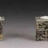 93304 - Colonial Stone Wall, Set Of 10 - Lemax Christmas Village Misc. Accessories