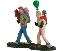 82582 - Coming Home From The Fair, Set Of 2 - Lemax Figurines