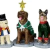 32126 - Costumed Canines, Set Of 5 - Lemax Christmas Village Figurines