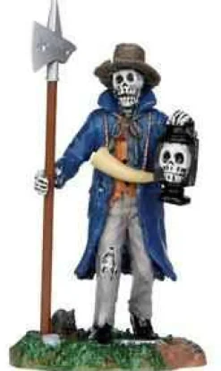 32108 - Creepy Night Watchman - Lemax Spooky Town Halloween Village Figurines