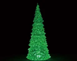 94515 - Crystal Lighted Tree, 3 Color Changeable, Large, Battery-Operated (4.5-Volt) - Lemax Trees
