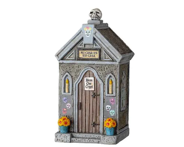 24942 - Day Of The Dead Crypt - Lemax Spooky Town Halloween Village Accessories