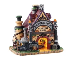 05614 - Death's Door Cemetery Gates - Lemax Spooky Town Houses