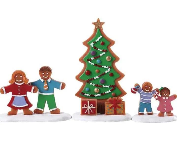 72565 - Decorating The Tree, Set Of 3 - Lemax Sugar N Spice Figurines