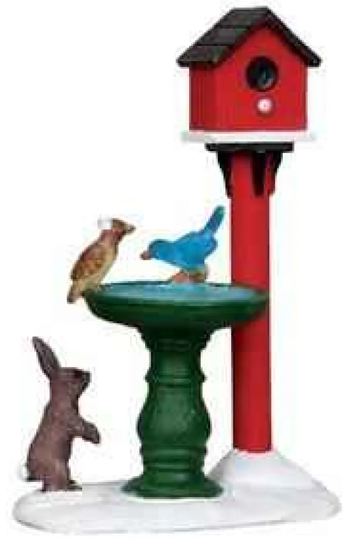 14355 - Deer Fountain - Lemax Christmas Village Misc. Accessories
