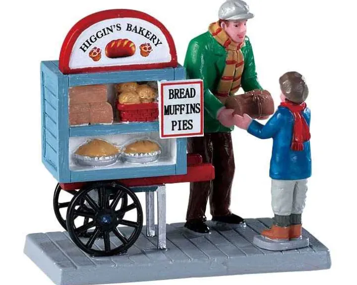 92749 - Delivery Bread Cart - Lemax Figurines