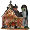 55916 - Dilapidated Barn (No Color Box) - Lemax Spooky Town Houses
