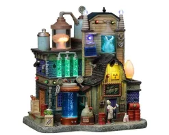 25844 - Dr. Gory's Laboratory, With 4.5-Volt Adaptor - Lemax Spooky Town Halloween Village Houses & Buildings