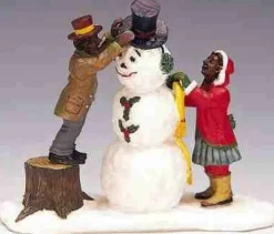 32732 - Dressing Mr. Snowman - Lemax Christmas Village Figurines