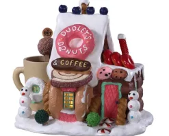 95529 - Dudley's Donut Shop, Battery-Operated (4.5-Volt) - Lemax Sugar N Spice Houses