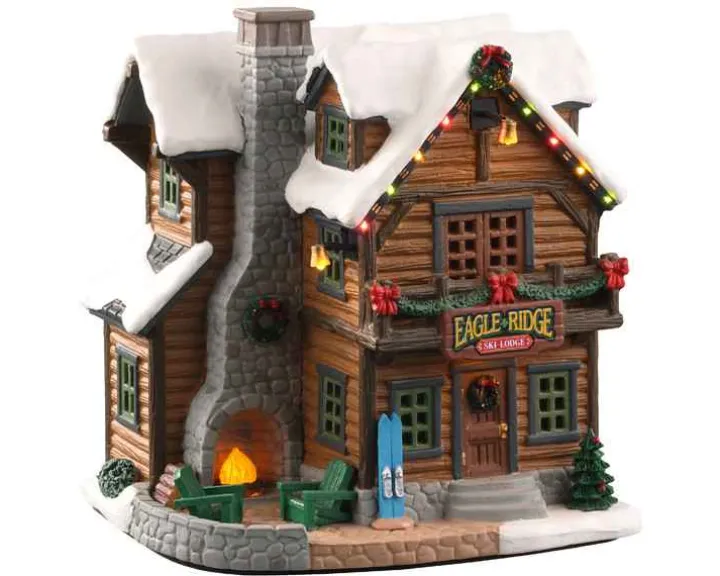 05626 - Eagle Ridge Ski Lodge, With 4.5-Volt Adaptor - Lemax Vail Village