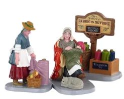 02951 - Fabric Vendor, Set Of 3 - Lemax Figurines