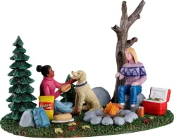 23597 - Fall Camping Trip - Lemax Christmas Village Table Pieces
