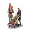 22124 - Family Holiday Shopping Spree, Set Of 2 - Lemax Christmas Village Figurines