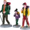 02936 - Family Trek, Set Of 3 - Lemax Figurines