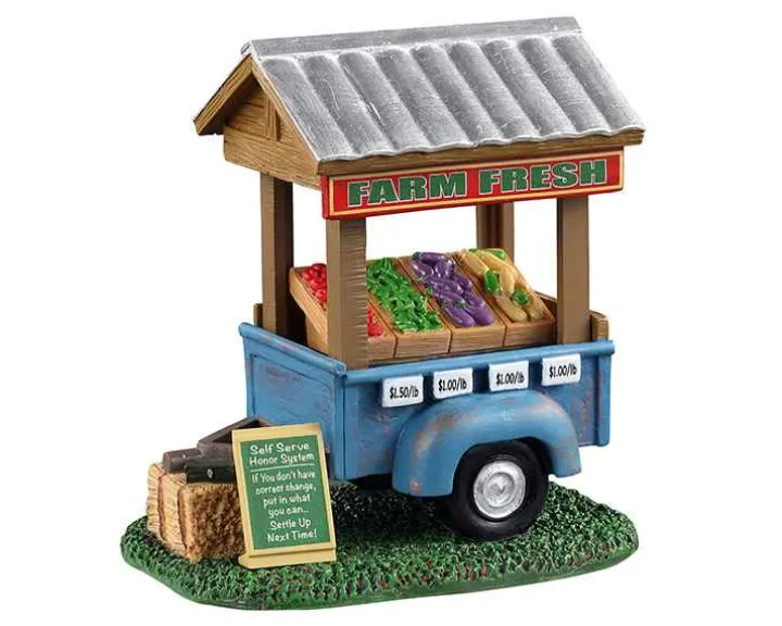 13565 - Farm Fresh Vegetable Trailer - Lemax Table Pieces
