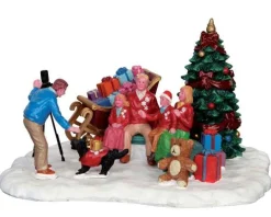 53217 - Festive Family Photo - Lemax Christmas Village Table Pieces