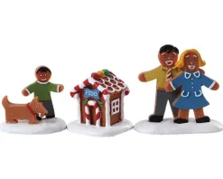 72569 - Fido's New House, Set Of 3 - Lemax Sugar N Spice Figurines