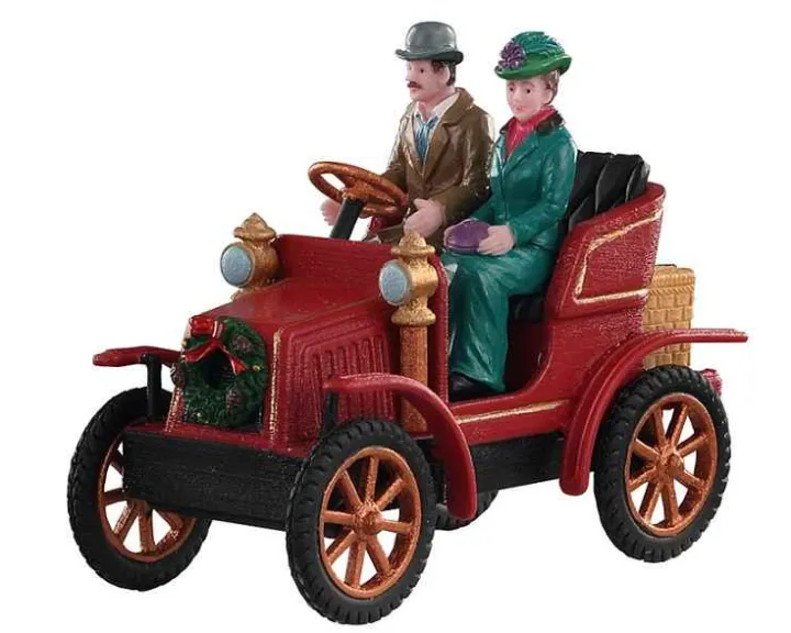 93426 - First Car In Town - Lemax Table Pieces