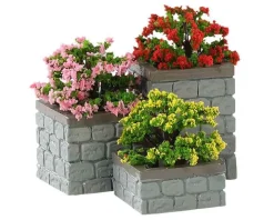 84380 - Flower Bed Boxes, Set Of 3 - Lemax Misc. Accessories