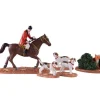 03530 - Fox Hunt, Set Of 5 - Lemax Table Pieces