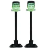 84337 - Frankenstein Lamp Post, Set Of 2, Battery-Operated (4.5V) - Lemax Spooky Town Accessories