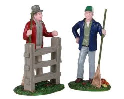 12017 - Friendly Neighbors, Set Of 2 - Lemax Figurines