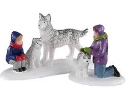02941 - Future Sled Dogs, Set Of 2 - Lemax Figurines